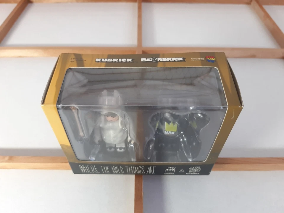 Kubrick & Be@rbrick Where The Wild Things Are Max 100 % Medicom Limited raro 2009 Foto 2 de 4