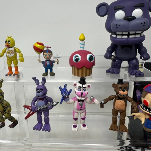 Five Nights At Freddys Action Figure HUGE LOT Mini Figures Wallet Bag Funko Set - Picture 3 of 24