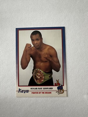 1991 Kayo - #156 Sugar Ray Leonard Boxing Trading Cards
