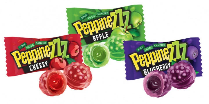 Sweets ROSHEN Caramel Hard Candies "Peppinezzz" Sour Filled 2 lb / 900g