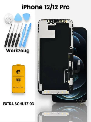 FÜR APPLE Original HL Display iPhone 12 / 12 Pro Retina HD Bildschirm 3D Touch Screen