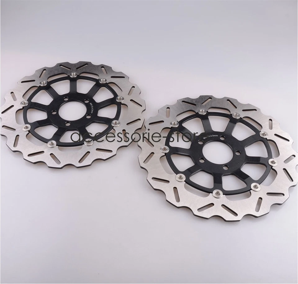Rotor de disco de freno delantero para KAWASAKI ZZR1100 ZZR1200 ZX12R ZX7R ZX9R VN1500 Foto 2 de 4