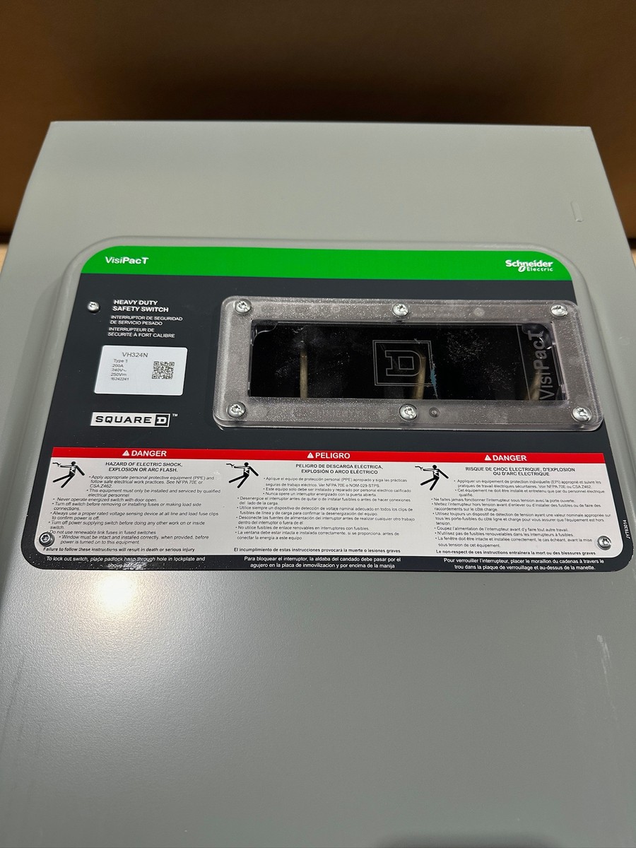 Square D VH324N Heavy Duty Fusible Safety Switch Disconnect