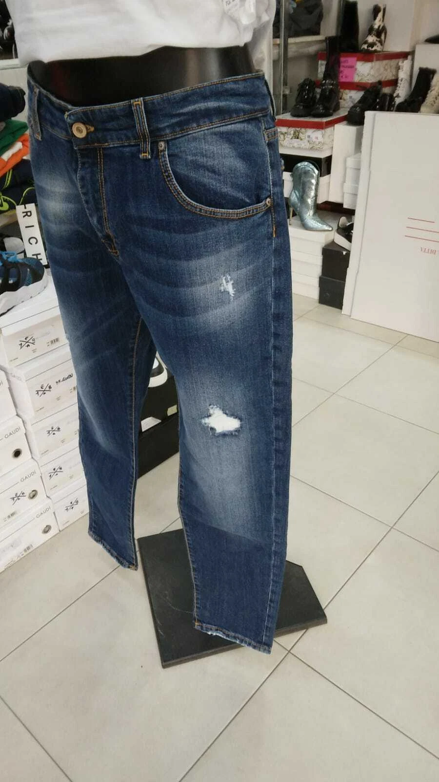 Baldinini Jeans Men Dark Blue Size 42 BLD40ALZ - product detail image 2