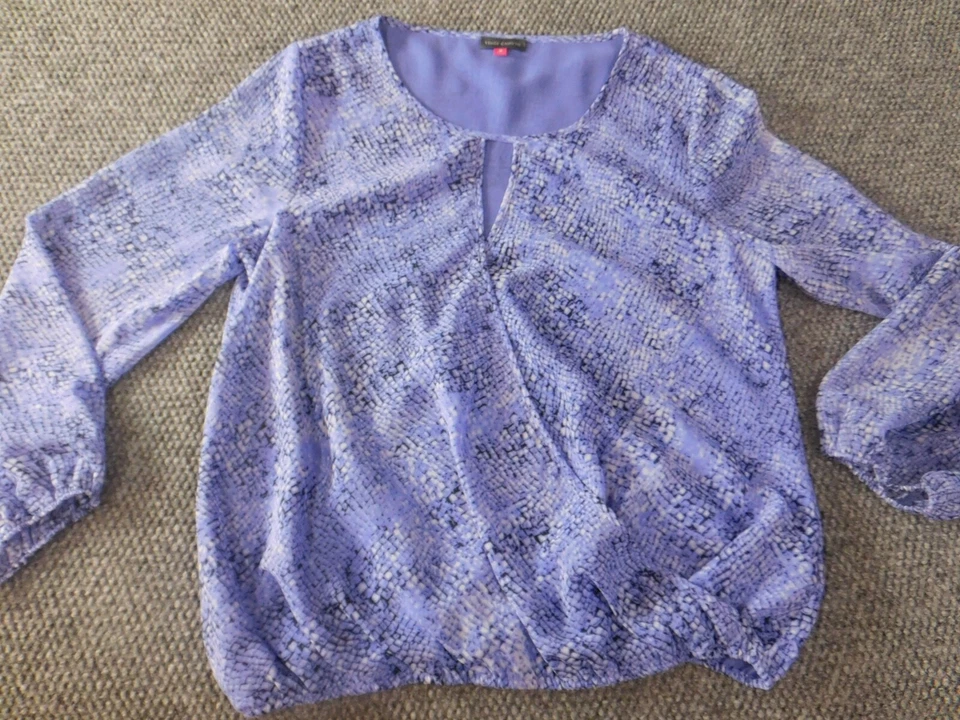 Blusa feminina Vince Camuto designer pulôver roxo médio - Imagem 2 de 4