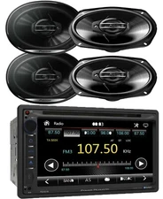 Power Acoustik PD-651B 2-DIN DVD/CD Receiver +4x Pioneer TS-G6930F 6x9" Speakers