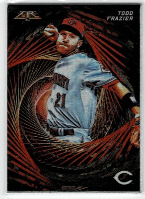 2015 TOPPS FIRE METALLIC TODD FRAZIER #d 06/49 CINCINATTI REDS | eBay