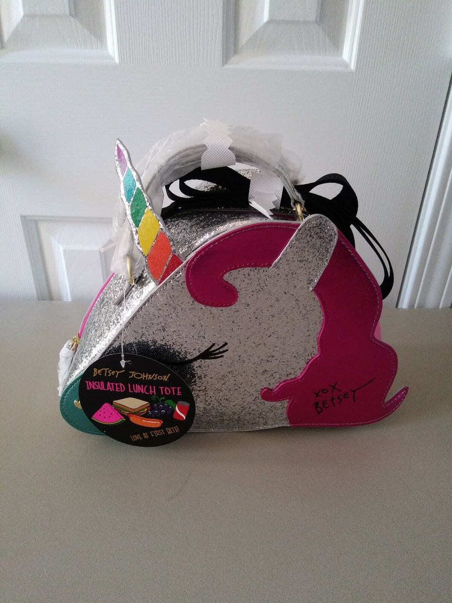 Lunch Tote Betsey Johnson Corgi Bag Betsey Johnson Glitter Rainbow