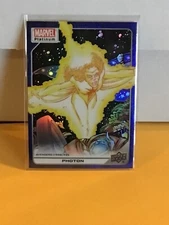 Photon 2023 UD Marvel Platinum  Blue  Rainbow  #199 Nice