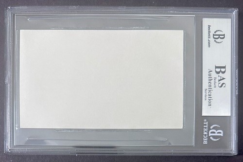 James Cool Papa Bell Signed Index Card W/ Josh Gibson Reference HOF Autograph - Picture 4 of 4