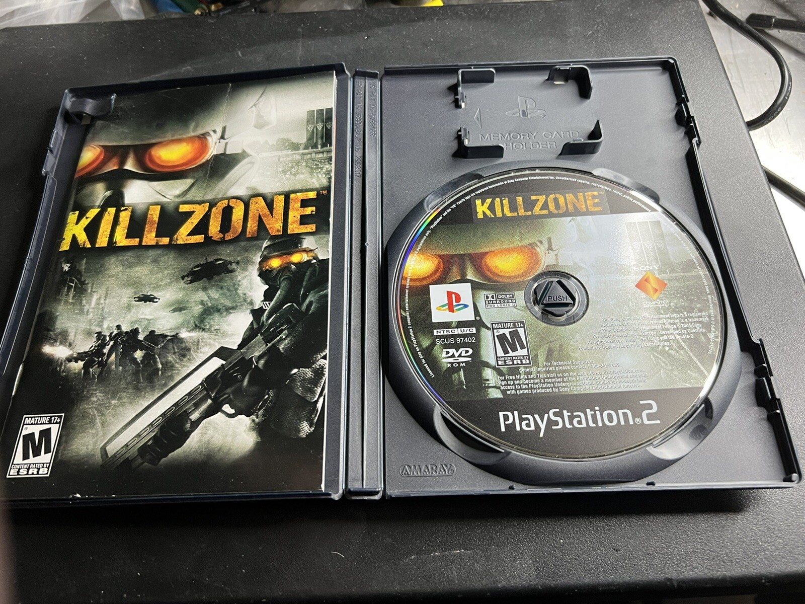 Killzone (Sony PlayStation 2, PS2) Game Complete CIB Black Label Tested