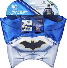 DC BATMAN Swim Life Jacket Child  s Trainer Water Ski Vest One Size 33-55 Lbs