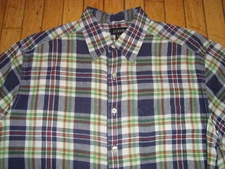 J.CREW MEN'S 100% LINEN SHORTSLEEVES SHIRT SIZE LARGE HARDLY WORN!