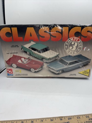 AMT Ertl Classics 3 Kits 1:25 Scale 57 Fairlane 63 Galaxie 57 ...