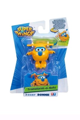 Super Wings Donnie Plane Flugzeug Transform-a-Bots 5cm Figur Alpha Group