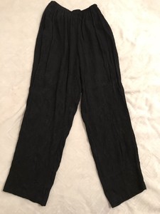 Dkny Hermoso Cintura Elástica Pantalones Palazzo Estampado Floral Talla 26\