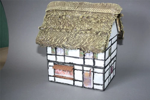 1658 half-timbered house Bliesen Butcher Cuntzlin Will in Kaltenburg, collectible figures