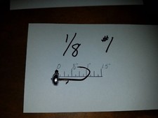 20 1/8oz Midwest Finesse Ned Rigs #2 #1 1/0 2/0 3/0 or 4/0 Bronze Sickle Hooks