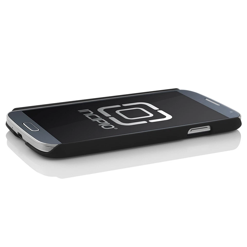 Funda rígida negra pluma Samsung Galaxy S4 Incipio cubierta ultraligera a presión Foto 4 de 4