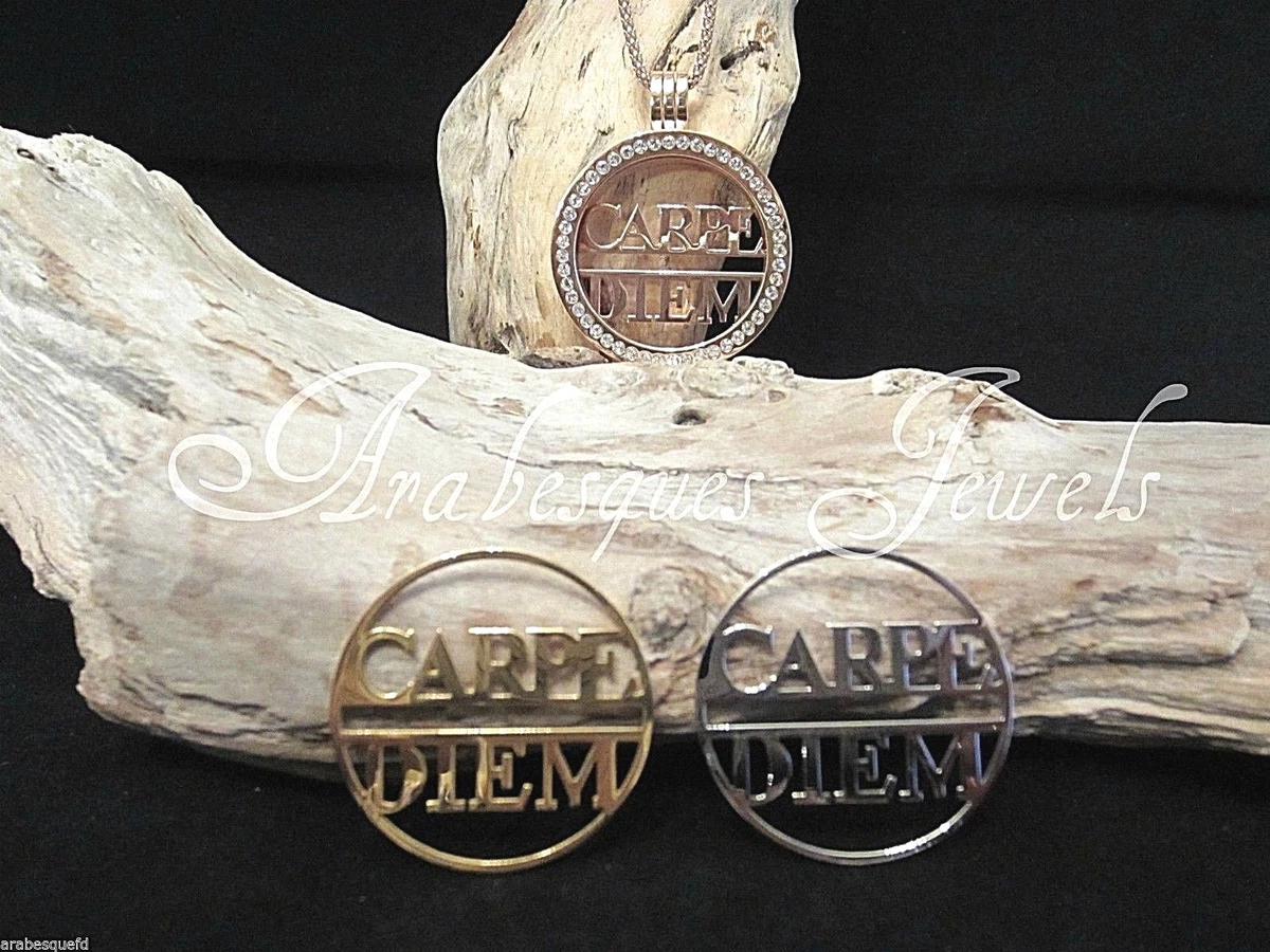 LARGE GENUINE STERLINA MI MILANO CARPE DIEM COIN MONEDA FOR