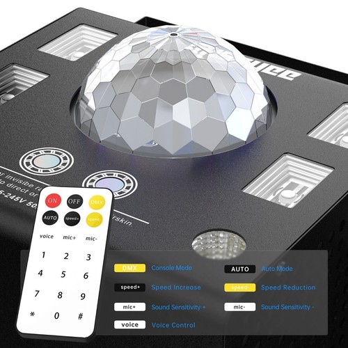 Sound Activated + Remote Projector Stage Lights DJ Disco Party Club KTV Lighting - Picture 3 of 16