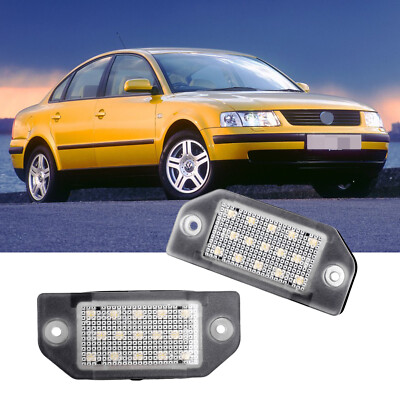 2x OEM KENNZEICHENLEUCHTE KENNZEICHENBELEUCHTUNG LED FÜR VW PASSAT 3B B5 VARIANT