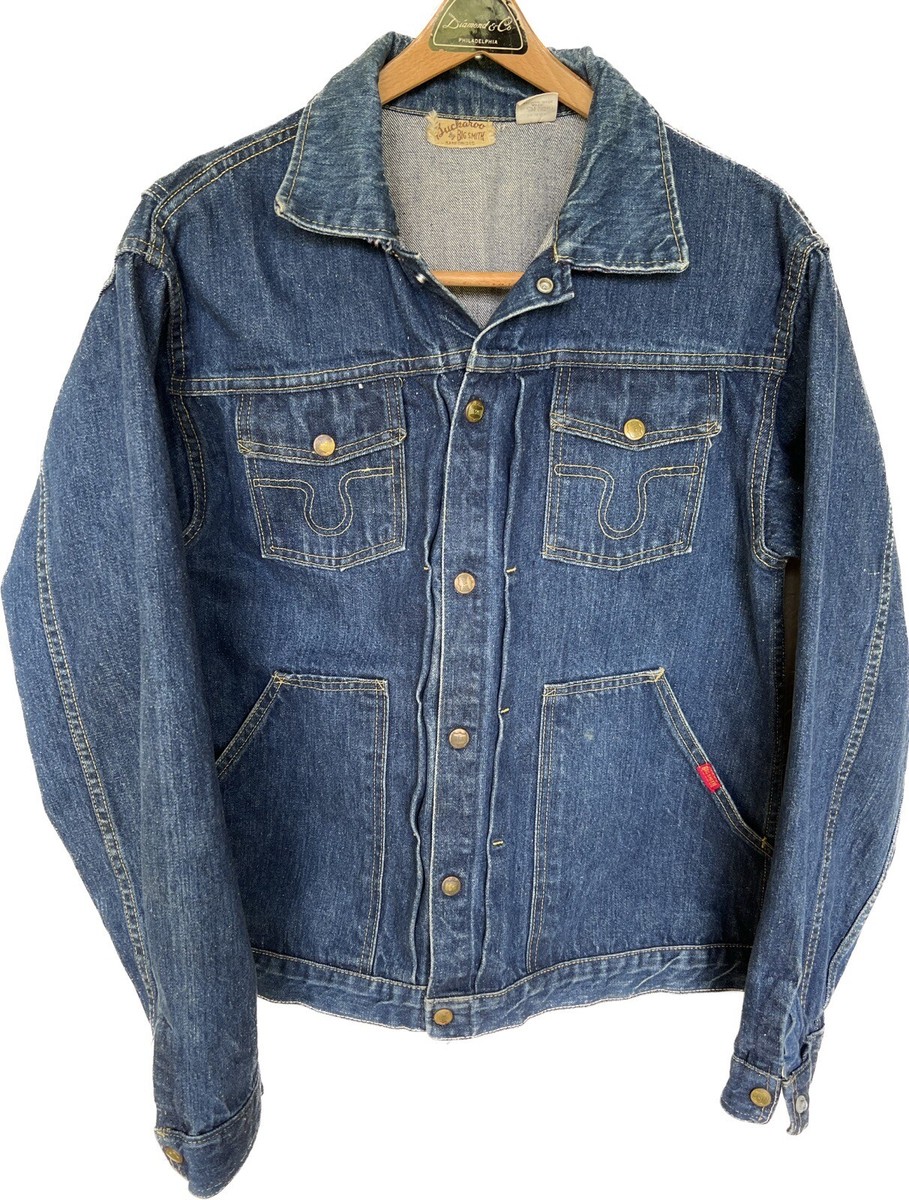 1950's Big Smith Buckaroo Men's Denim Type-1 Truckers Jacket 1950's Big Smith Buckaroo Men's Denim Type-1 Truckers Jacket