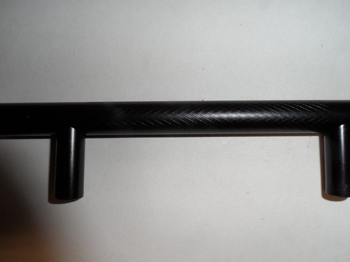 Sapphire Delta Series Modern Cabinet Pull 10 Pack Black with Textured Crosshatch - Picture 5 of 8
