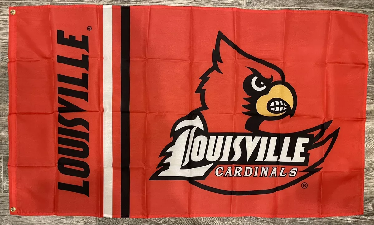 University Of Louisville Football NCAA 3x5 Banner Flag Cardinals Dorm  Tailgate