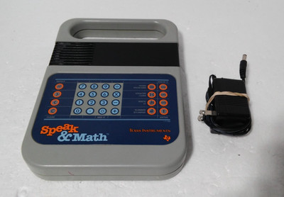  SPEAK & MATH 1978 1980 Texas Instruments Tested Working 