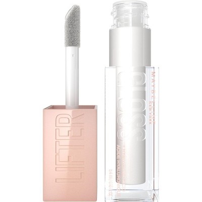 Maybelline Lifter Gloss 01 Pearl Hydrating Lip Gloss, High Shine, 0.18 Oz