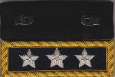 Civil War Lieutenant General Regulation Shoulder Boards/Straps Frock Clips