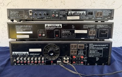 Technics Stereo System SU-V98 Amp SL-P127 CD ST-S98 Tuner Stack