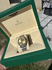 Rolex 1002 Oyster Perpetual Men's Automatic Wristwatch 34mm, 1520 Steel, Vintage