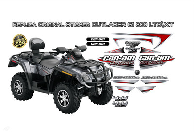 BRP can-am Outlander G1 800 Max LTD Edition DECAL sticker Kit