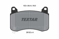 Bremsbelagsatz Scheibenbremse Q+ Textar 2615201 FüR Tesla Model Allrad AWD Long
