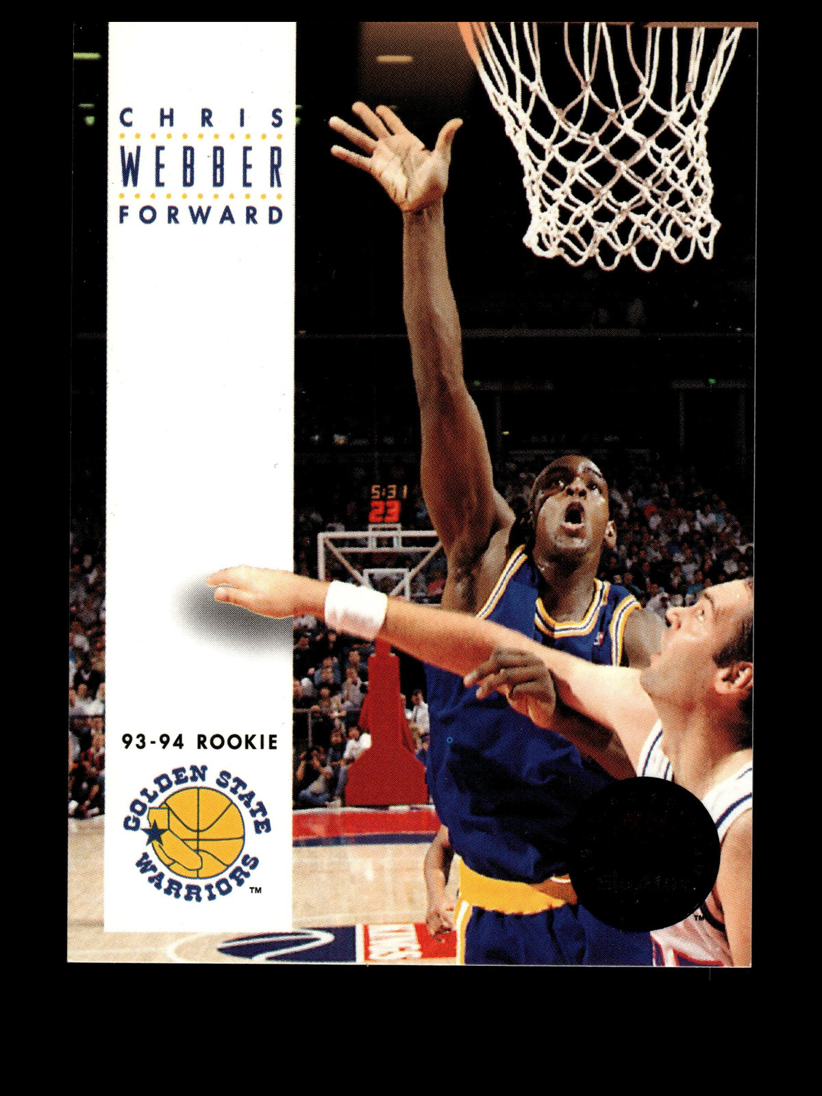 1993 #227 Chris Webber RC NM Golden State Warriors