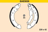 Barum Bremsbackensatz BAE5026 FüR Renault ScÉNic Laguna Megane JA0 1 KA0 Van 16V