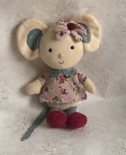 JELLYCAT GORGEOUS GIRLY MOUSE SOFT PLUSH TOY 23 CM RETIRED