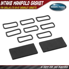 Engine Intake Manifold Gasket Set for Cadillac CTS 2006 2007 Chevrolet Corvette