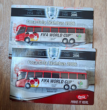 Coca-Cola Teambus 2006 FIFA World Cup Modellbus 1:87, 2 St&uuml;ck