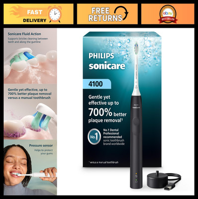 Sonic Electric Toothbrush with Advanced Technology, Pressure Sensor, 2 Intensity