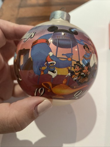 Disney Lot 4 Christmas collection The Lion King glass ball ornament Epcot 35 - Picture 8 of 24