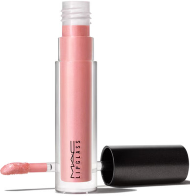MAC LIPGLASS LIP GLOSS GOLD GLITTERED PINK DREAMY HIGH COVERAGE