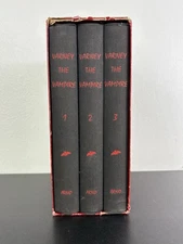 Varney The Vampire 3 Volume Set 1970 - SIGNED by Devendra P Varma - Kreskin