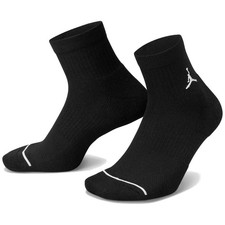 Jordan Everyday Ankle Socks 3 Pairs  BLACK/WHITE 