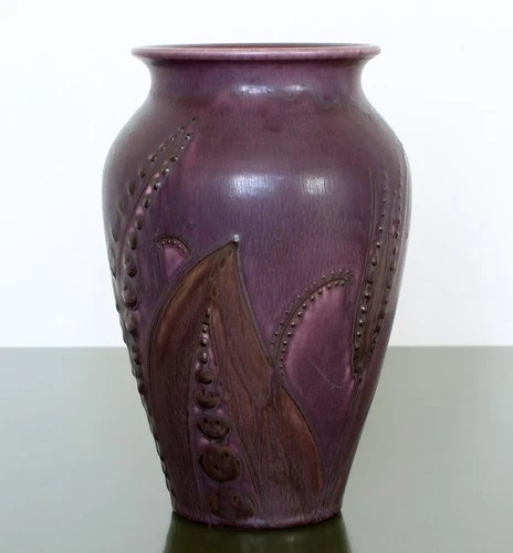 ROOKWOOD Art Pottery VASE Purple Glaze 1927 W. E. Hentschel
