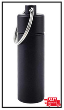 Small Pill Box Waterproof Keychain Pill Holder Portable Travel Pill Container Me