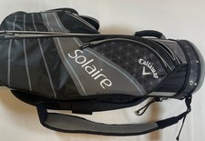Callaway Solaire Ladies 6 Divider 6 Pocket Golf Cart Bag Black Gray