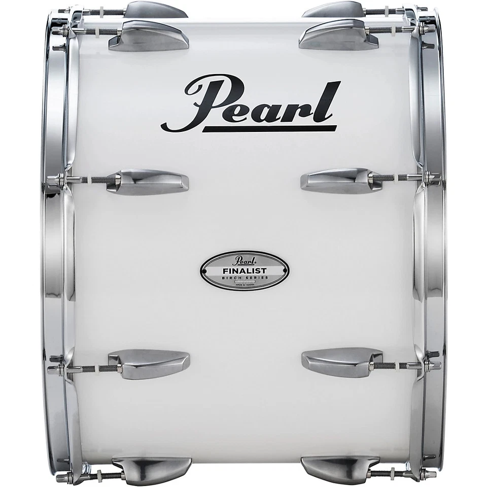 Pearl Finalist Traditional 15" Tenor Drum 15 x 12 in. Pure White Refurbished - Image 4 of 4